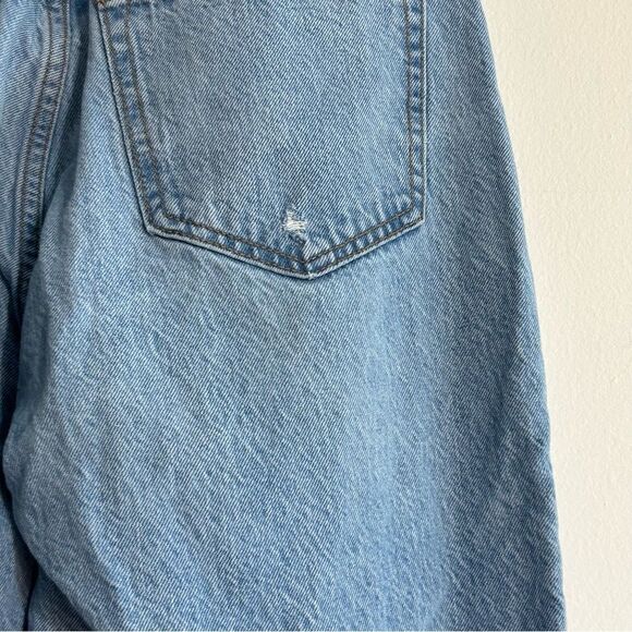 Abercrombie & Fitch The Loose High Rise Jeans Curve Love Light Wash Size 29 8 - Picture 9 of 10